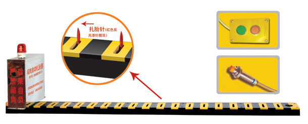 吉安V3嵌入式闯岗自动扎胎器/阻车器